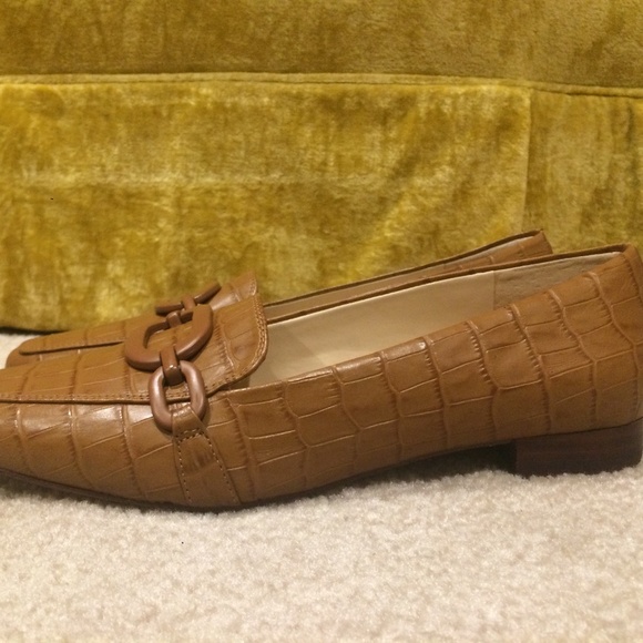 Alex Marie "Crilla" Tan Leather Women Loafers Size 8 - New - Picture 4 of 8
